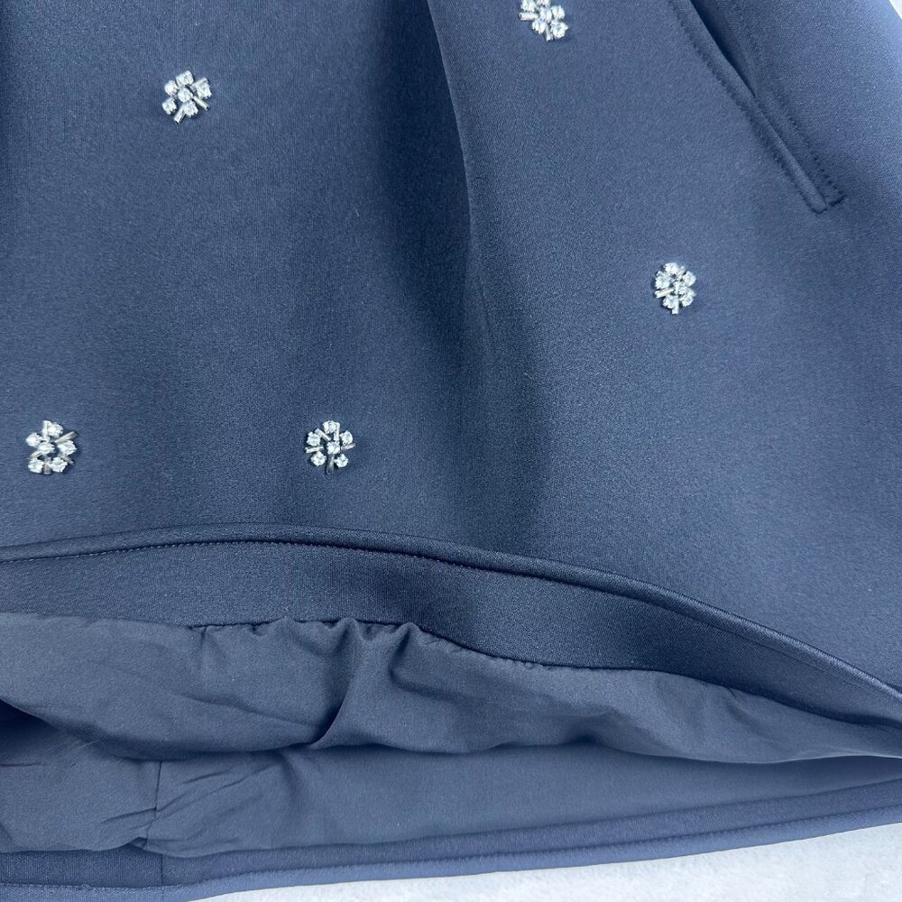 Oliviaceous Skirt Black Sz M Gourgeous Jewelled Embellished–Party Oldmoney Skirt - Picture 12 of 14